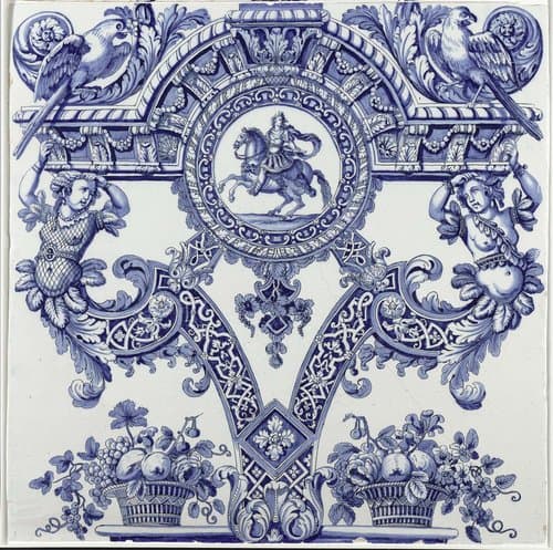 Two plaques from a column by De Grieksche A