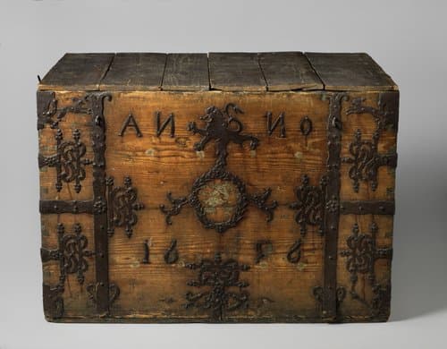 Kist met jaartal 1696 by anonymous