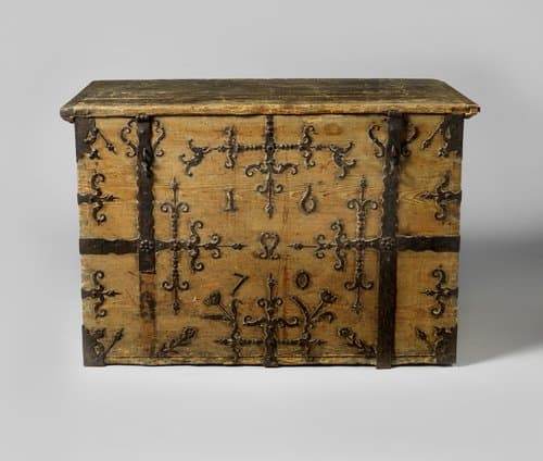 Kist met jaartal 1670 by anonymous