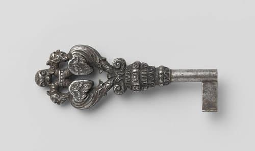 Key with barrel shank by anonymous