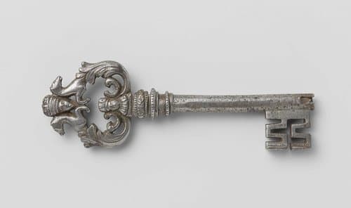 Key with barrel shank by anonymous