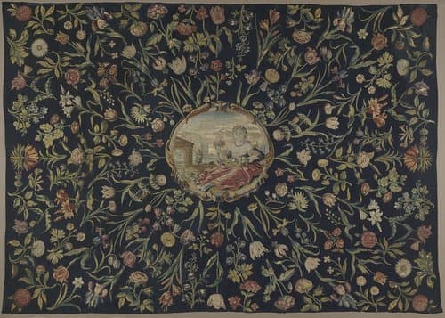 Tafelkleed by Maximiliaan van der Gucht