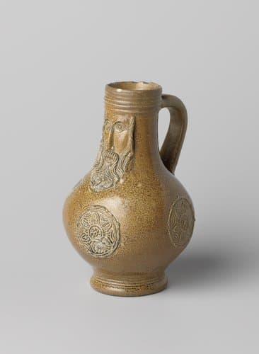 Jug (Bartmann jug) with a roundel in medallions by anonymous