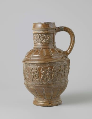Jug with a dancing couple by anonymous