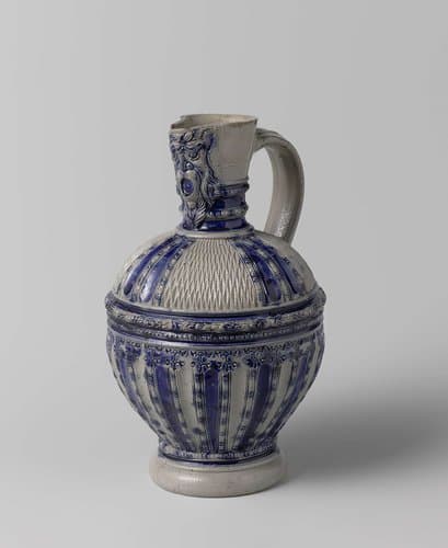 Jug with a mask by anonymous