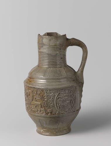 Jug with coat of arms in medallions by anonymous