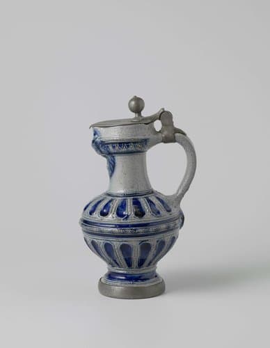 Jug with a lion's head and fluted body by anonymous; anonymous