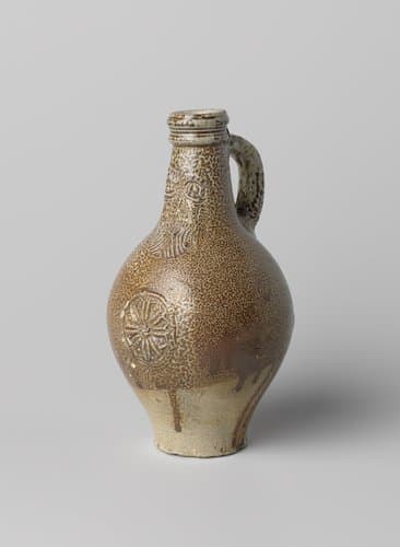 Jug (Bartmann jug) with a roundel in a medallion by anonymous