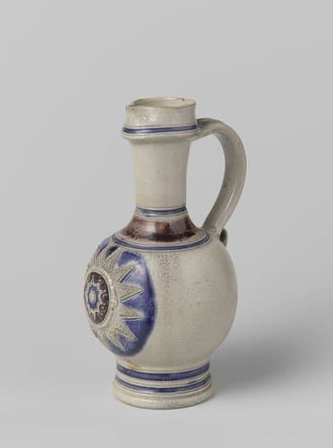 Jug with a star-shaped medallion by anonymous
