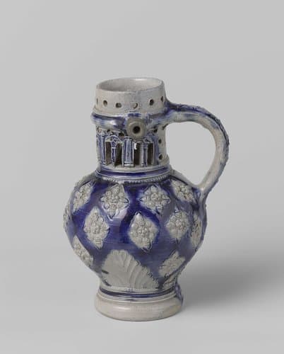 Jug with foliate ornaments and medallions by anonymous
