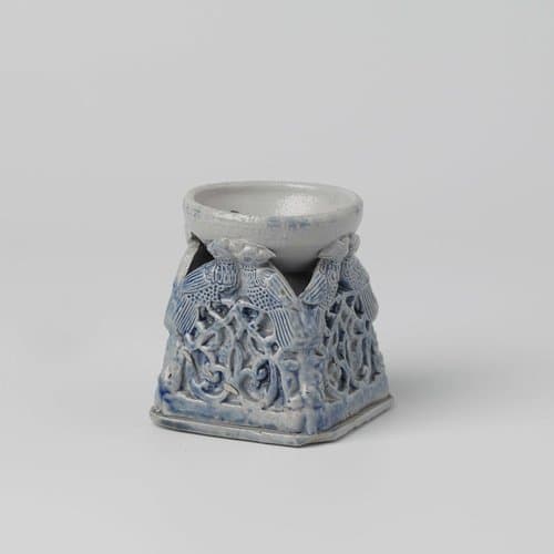 Salt cellar with birds and scrolls by anonymous