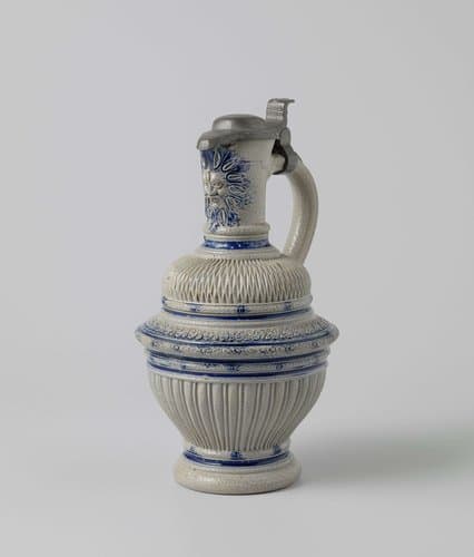 Jug with a mask by anonymous
