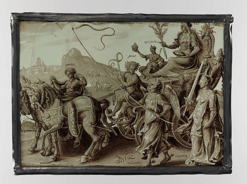 Ruit met De Triomf van de Vrede (Pax) by anonymous