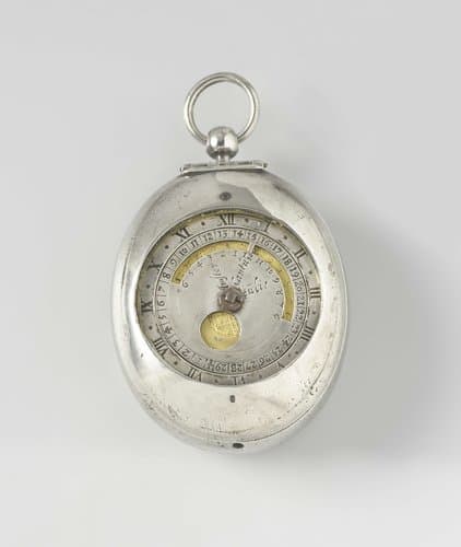 Pendant Watch with Hour, Day, Month, and Season Indicators by Jan Janse Bockels