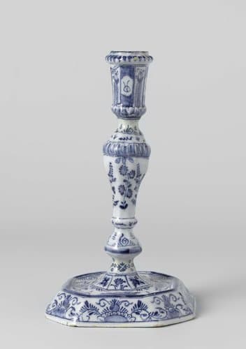 Pair of candlesticks by De Metaale Pot