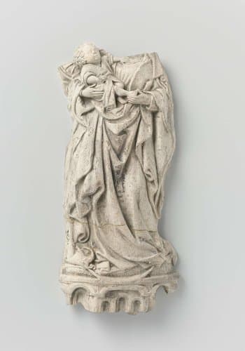 Maria met kind, fragment by anonymous