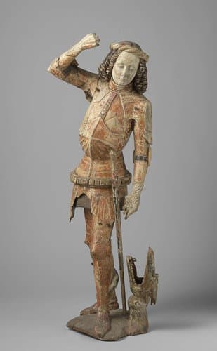 St. Joris met de draak by Hans Klocker