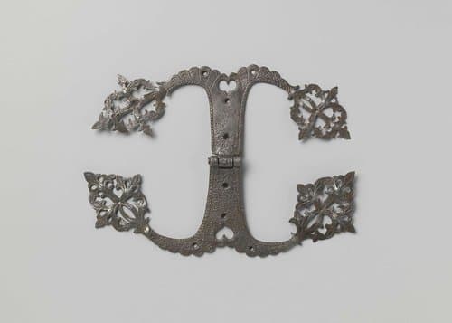 Scharnier, gedreven en gegraveerd. by Unknown Artist