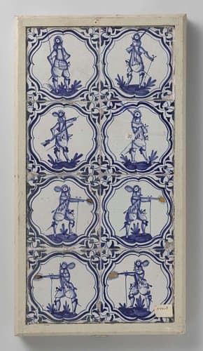 Veld van acht tegels by anonymous