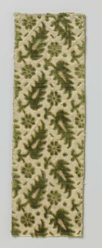 Fragment ciseléfluweel by anonymous