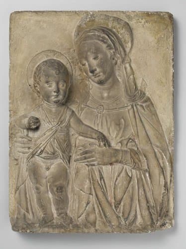 Maria met kind, kniestuk by Andrea del Verrocchio