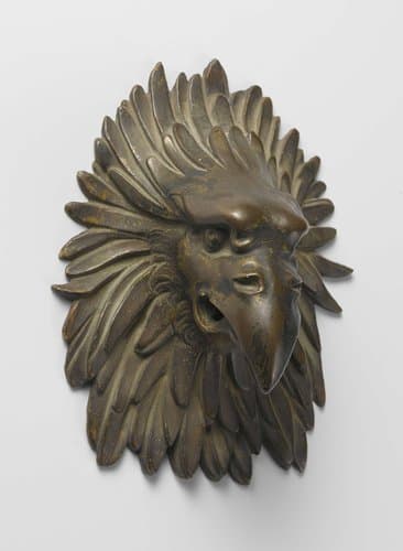 Door knocker in the form of an eagle’s head by anonymous