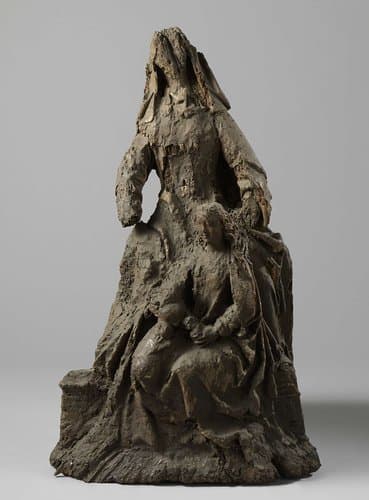 The Virgin and Child with St Anne by anonymous
