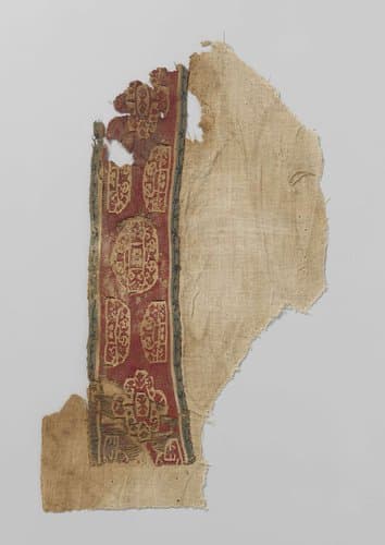 Weefselfragment met clavus by anonymous