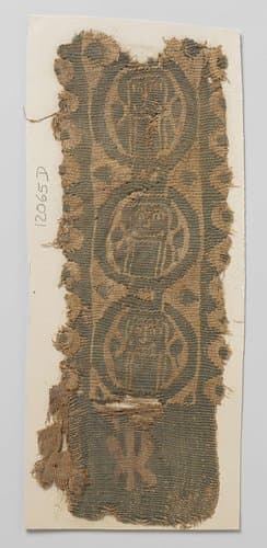 Weefselfragment met clavus by anonymous