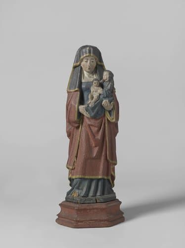 The Virgin and Child with St Anne by anonymous