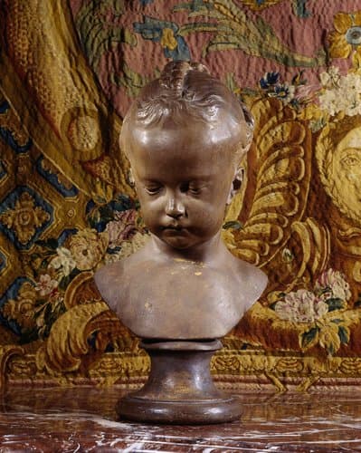 Meisjesportret by Jacques Francois Joseph Saly