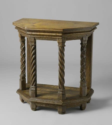 Wandtafel met onderblad by anonymous