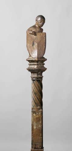 Twisted Colonnet from the Balustrade in the Rolzaal in the Hof van Holland by Unknown Artist