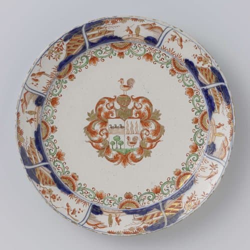 Bord met het wapen van Jan van Beuningen by anonymous