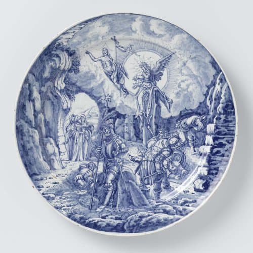 Plate with the Resurrection