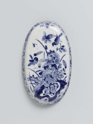 Borstelrug van faïence by anonymous