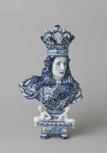 Bust of King-Stadtholder William III by De Metaale Pot