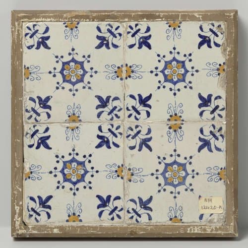 Veld van vier tegels by anonymous