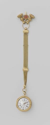 Watch with a Fob Chain with Cachets and a Key by Les Frères Marchinville