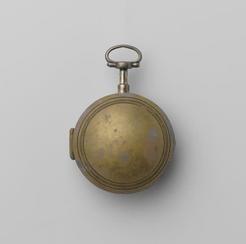 Horloge, verzilverd by Regnault