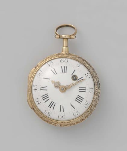 Horloge met twee vrouwen en een kind by Ferdinand Berthoud