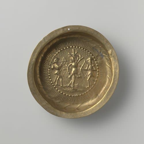 Bekken met de heilige Sebastiaan by anonymous