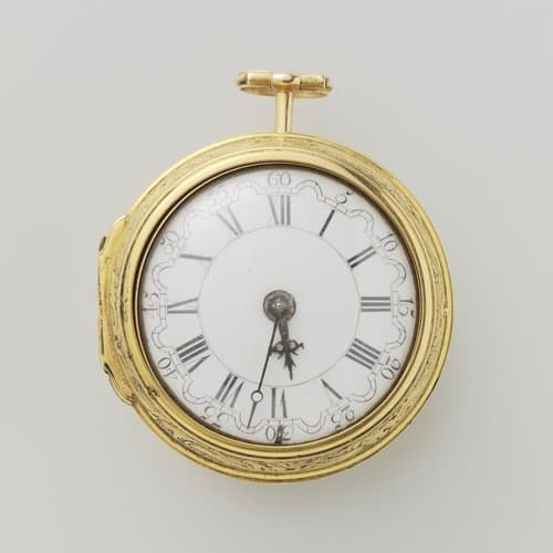 Horloge met de huwelijksvoltrekking by anonymous