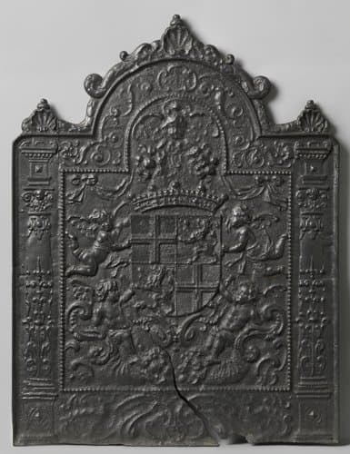 Haardplaat met het wapen van de provincie Utrecht by anonymous