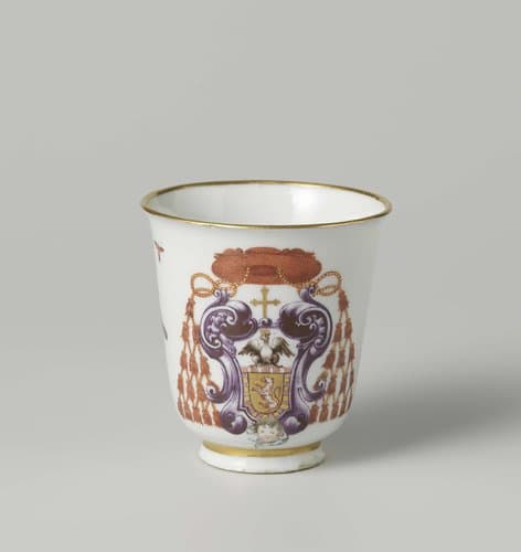 Cup with the coat of arms of cardinal Giovanni Francesco Stoppani