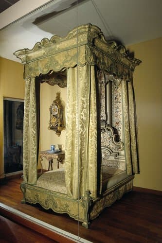 Four-poster bed by anonymous