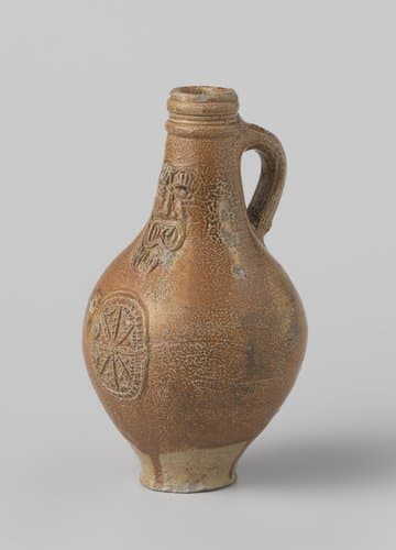 Jug (Bartmann jug) with a roundel in a medallion by anonymous