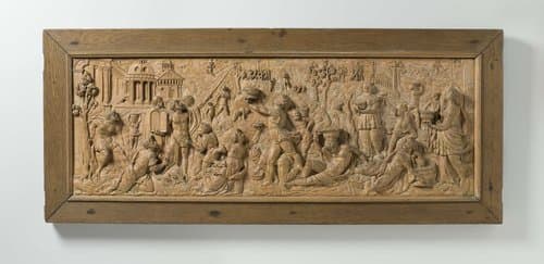 The Gathering of Manna by Cornelis I Bloemaert