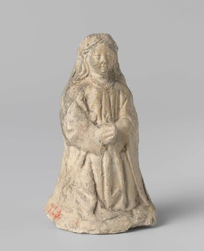 Knielende Maria, behorend tot een geboorte by anonymous