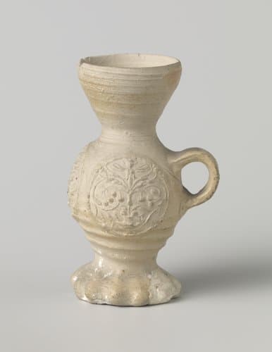 Beaker 'trichterhalsbecher' with the Expulsion from Paradise and floral scrolls by anonymous